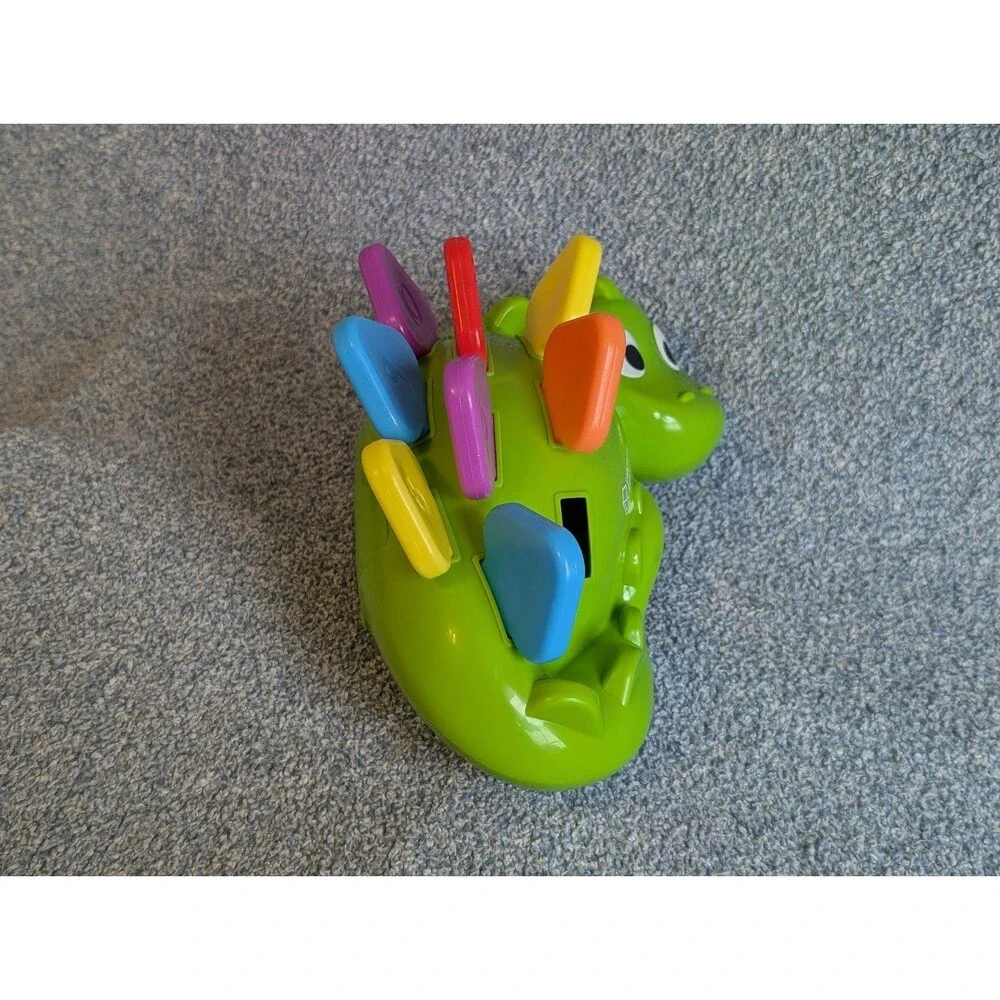 Learning Resources Steggy The Fine Motor Dinosaur Number Color Shape Sorter Toy